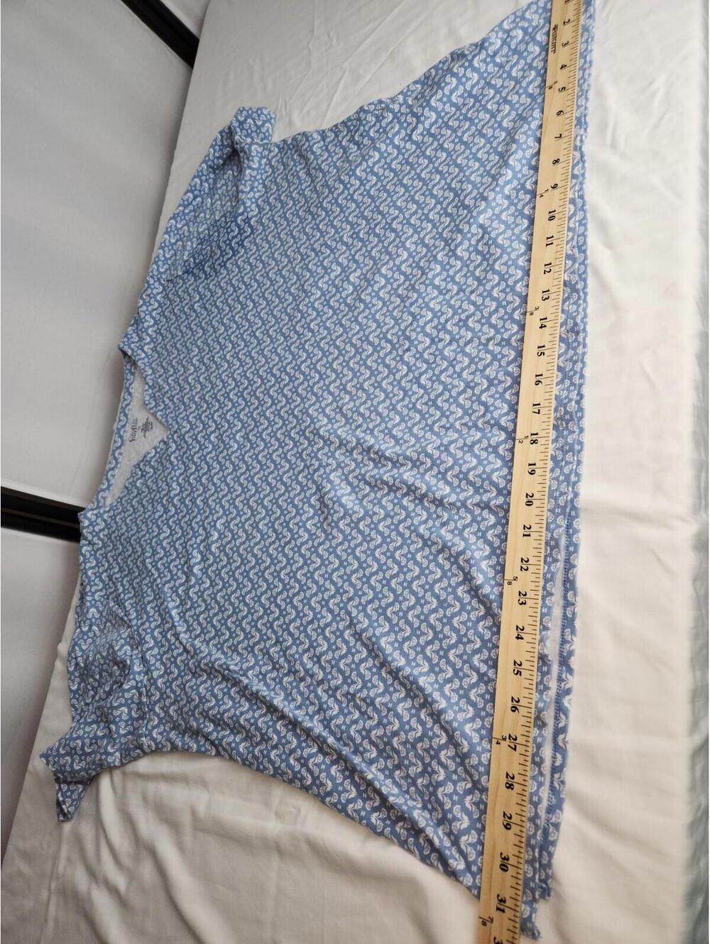Croft & Barrow, Size  3x, classic tee, short sleeve, comfy, light blue - Picture 15 of 16